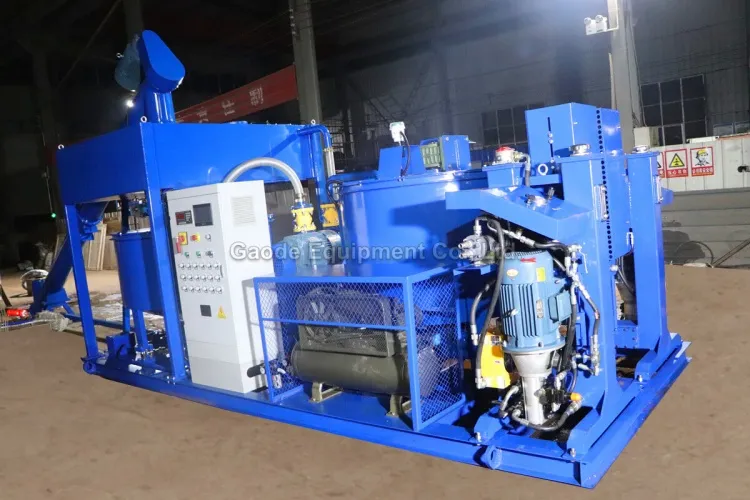 Gaodetec GGP1200/1200/2X75/100PI-E High Pressure Automatic Grouting Plant for Dam Construction Proje